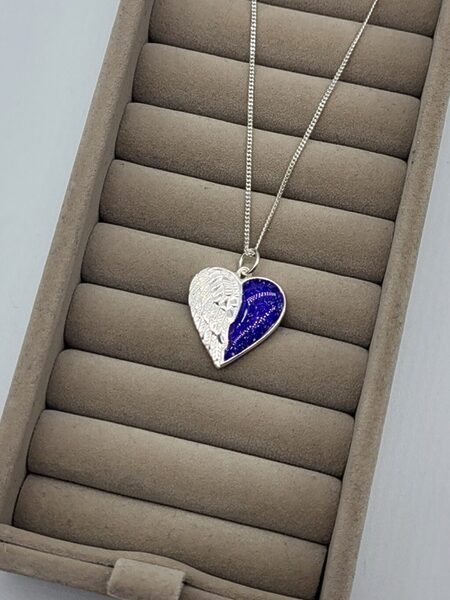 CherishKeepsakes AngelWingedHeartPendant