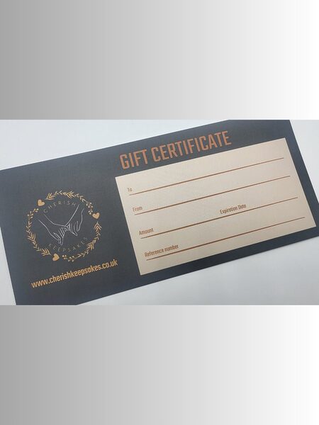 CherishKeepsakes GiftCertificate