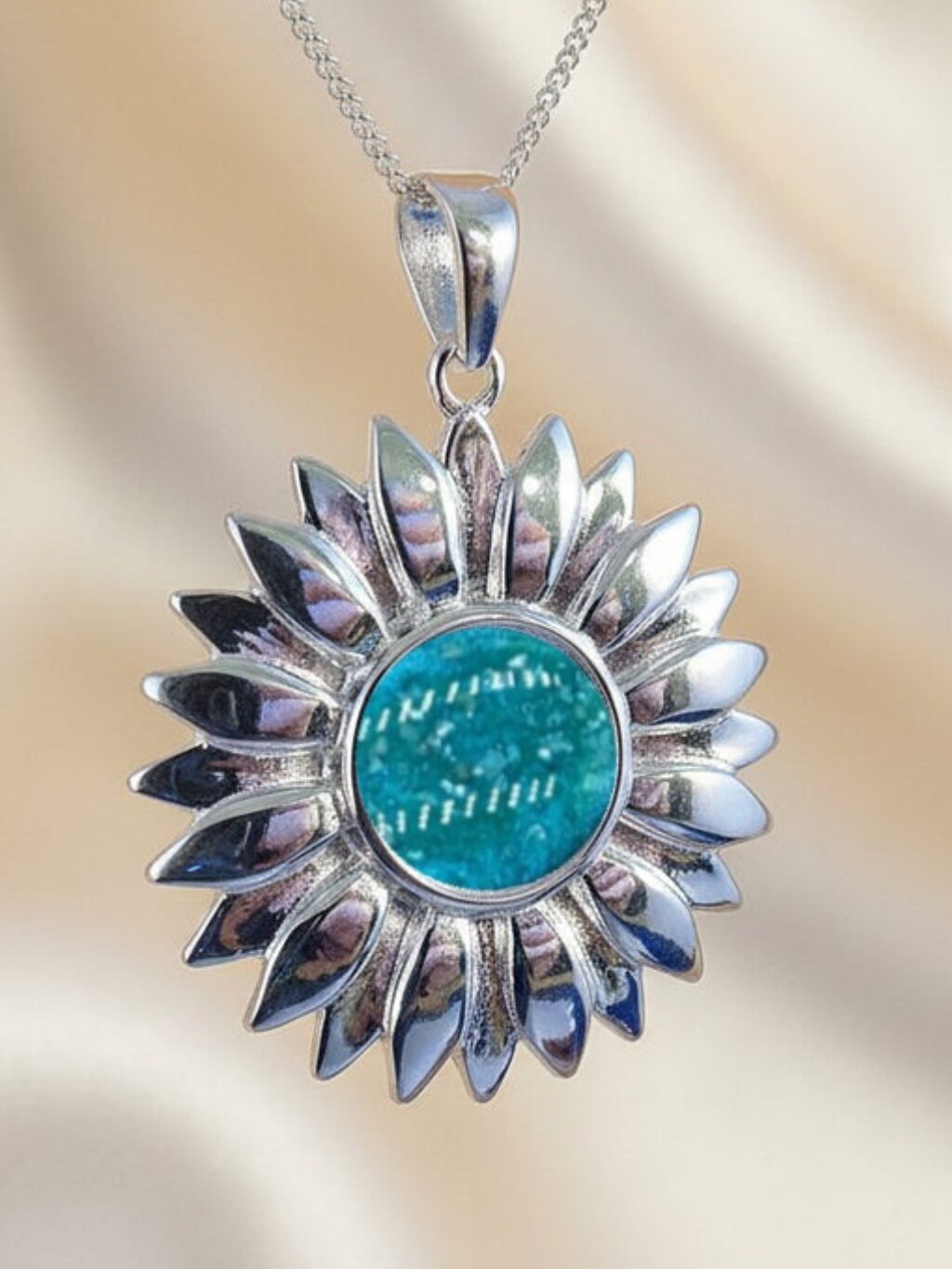 CherishKeepsakes SunflowerPendant